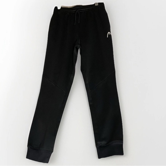 Head Black Sweatpants Mens Sz Small Jogger Stretch Pickleball Tennis Activewear - Picture 1 of 9